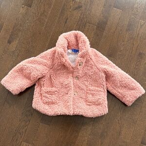 Adorable Pink Sherpa Kids Jacket
